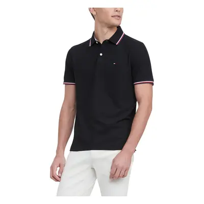 Tommy Hilfiger Men's Short Sleeve Moisture Wicking Stretch Polo Shirt