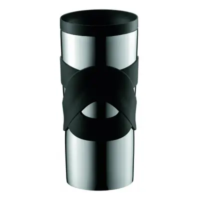 Stainless Steel Travel Vacuum Mug - Black