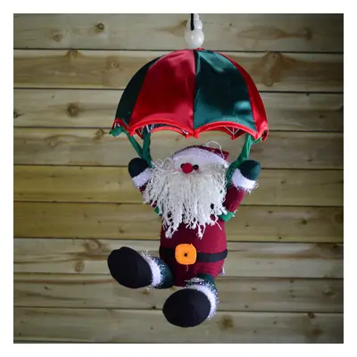 45cm Premier Animated & Musical Parachuting Christmas Character - Santa