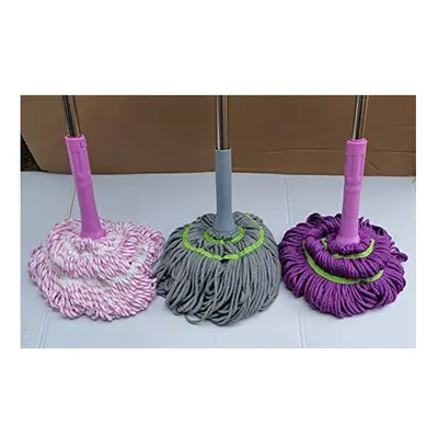 Twist Mop Degree Floor Mop Telescopic Stainless Steel Handle Easy Rotating Squeeze Mopping Neat 