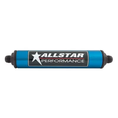 8 in. -10 AN Inline Fuel Filter - Stainless Element