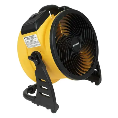 (FC125B Rechargeable) Fans, Heavy High Velocity Whole Room Air Mover Air Circulator Utility Shop