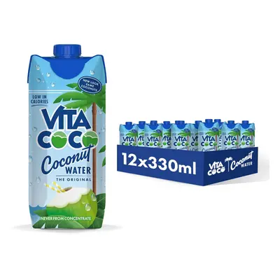 Vita Coco Pure Coconut Water Multipack x 330ml, Naturally Hydrating, Packed With Electrolytes, G