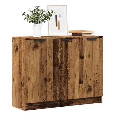 vidaXL Sideboard Old Wood 90.5x30x70 cm Engineered Wood