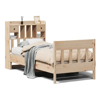 vidaXL Bed Frame without Mattress Home Bed Base 90x200 cm Solid Wood Pine