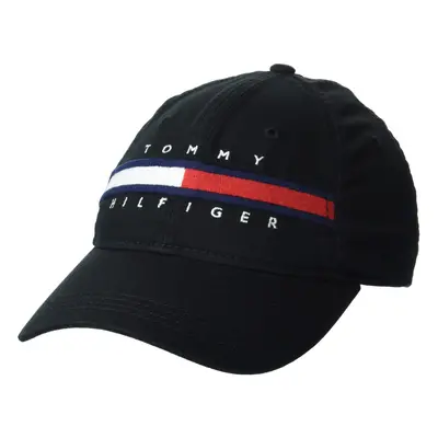 Tommy Hilfiger Men's Cotton Avery Adjustable Baseball Cap Tommy Black