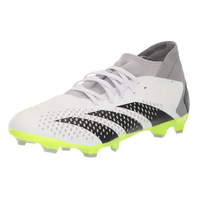 adidas Unisex Predator Accuracy3 Firm Ground Soccer Cleats Sneaker WhiteCore BlackLucid Lemon US