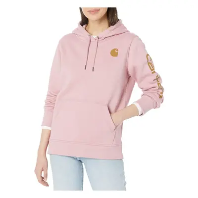 Carhartt Women's Relaxed Fit Midweight Logo Sleeve Graphic Sweatshirt