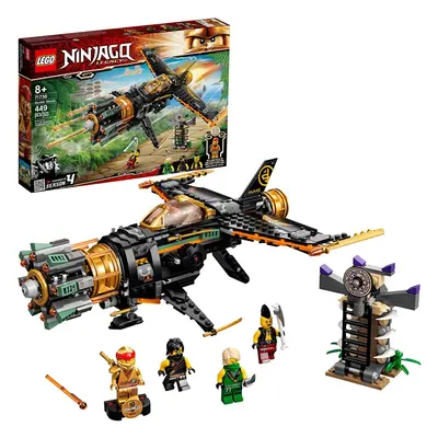 LEGO NINJAGO Legacy Boulder Blaster Airplane Toy Featuring Colle