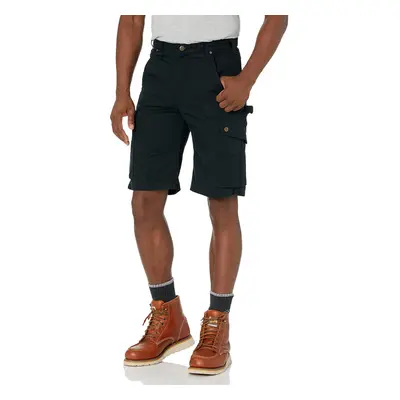 Carhartt mens Rugged Flex Relaxed Fit Canvas Work Cargo Shorts Black