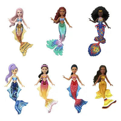 Disney The Little Mermaid Ariel and Sisters Small Doll Set Collection