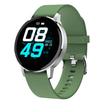 (Deep Green) 1.22' Ultra-thin Touch Screen IP68 Blood Pressure Sleep Monitor Bluetooth Music Sma