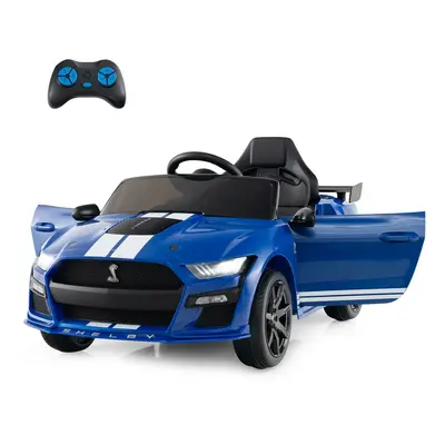 12V Licensed Ford Mustang Shelby GT500 Kids Ride on Car-Navy