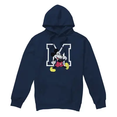 (L, Navy) Disney Mens Mickey Mouse Classic Walk Hoodie