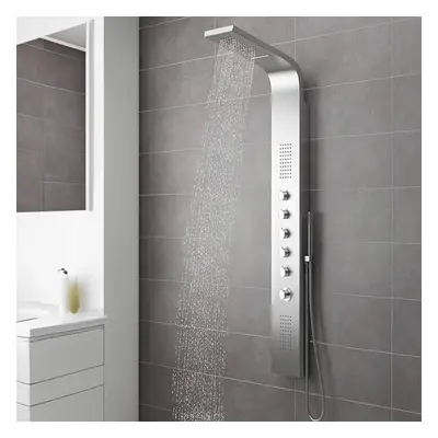 Stainless Steel Exposed Thermostatic Shower Tower Panel