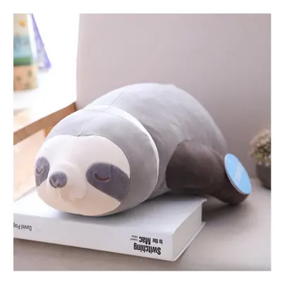 (Gray, 100cm) 1pc 65-100cm New Cute Stuffed Sloth Toy Plush Soft Simulation Sloths Soft