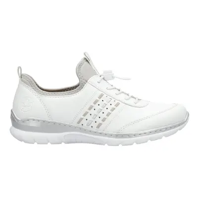 (UK 5, White) Rieker L3259-80 Womens Shoes White