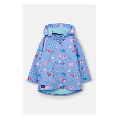 (7-8 Yrs, Lilac Farm Print) Olivia Kids Lightweight Waterproof Jacket