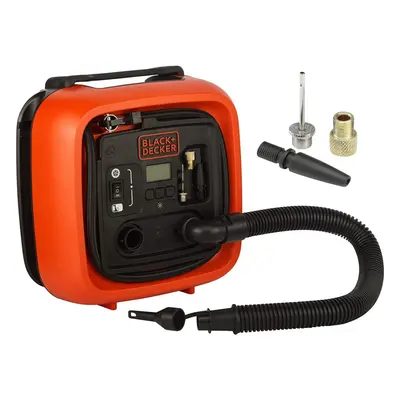 Black & Decker 12V Cordless High Pressure Inflator, Orange - ASI400-XJ