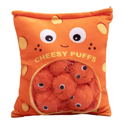 (9 pcs) 6/9PC Yummy Plush Cheesy Puffs Giant Stuffed Bag