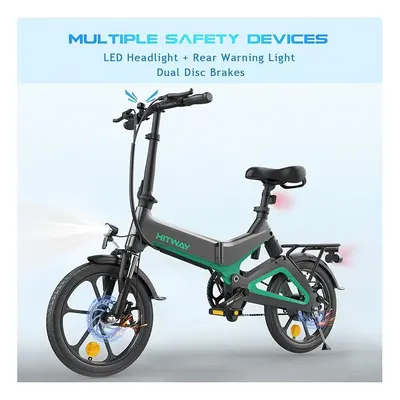 HITWAY E-Bike BK2 Folding Electric Bike 250W Pedelec 35-70km