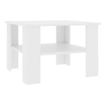 vidaXL Coffee Table White Engineered Wood Couch Side Dining Telephone Table