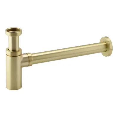 Nes Home Premium Basin Sink Brushed Brass Bottle Trap Waste