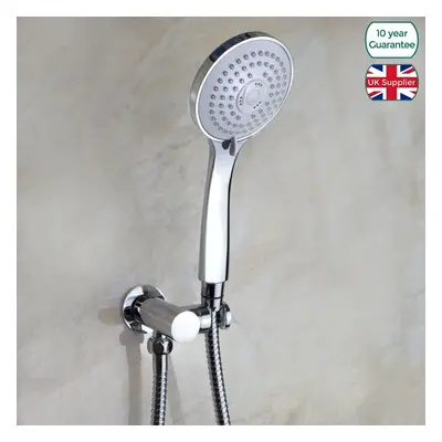 BEECHWOOD ROUND WALL OUTLET ELBOW WITH MODE HANDHELD SHOWER & 1.5M SHOWER HOSE