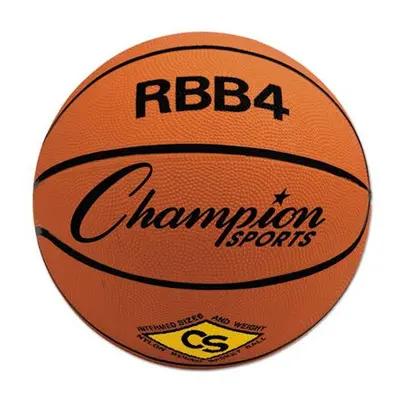 Rubber Sports Ball For Basketball No. Intermediate Size Orange