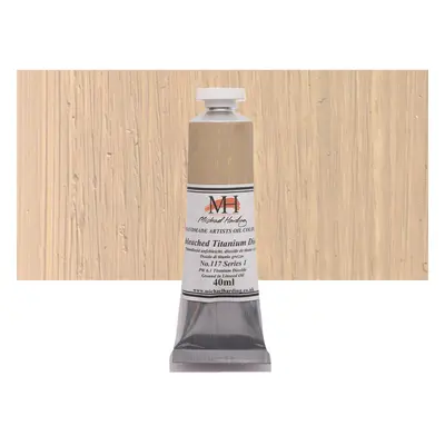 Michael Harding Artist Oil Colours Unbleached Titanium Dioxide 40ml Tube