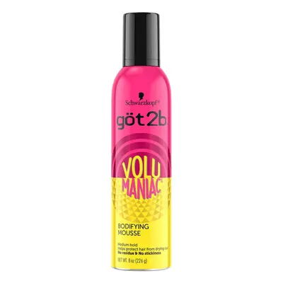 Got2b Volumaniac Bodifying Hair Mousse, oz