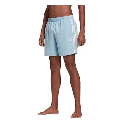 adidas Originals Men's 3-Stripes Swim Shorts Clear Sky X-Large