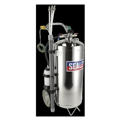 Air Operated Fuel Drainer 40L Stainless Steel