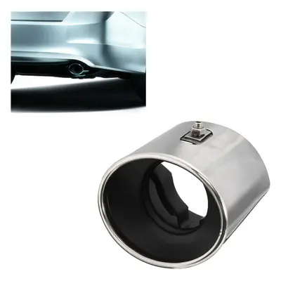 Exhaust Muffler Tail Tip Oval Pipe Chrome Stainless Steel