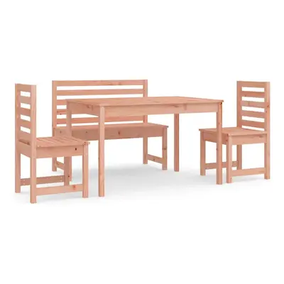 (natural douglas) vidaXL Garden Dining Set Outdoor Table and Chair Set Piece Solid Wood Pine