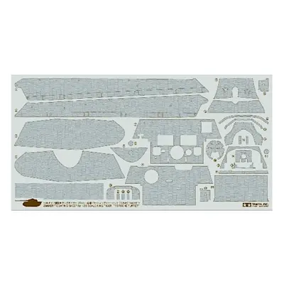 300012649-1:35 Zimmerit Photo Etching Parts for King Tiger Porsche variant