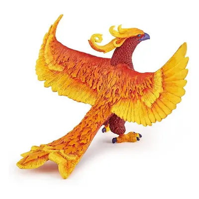 Phoenix Fantasy World Hand Painted Figurine Plastic Multicolor