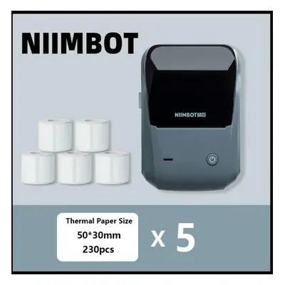 (B1-5030X5) Niimbot B1 Mini Thermal Self-adhesive Labels Printer Mini Portable Printer For Mobil