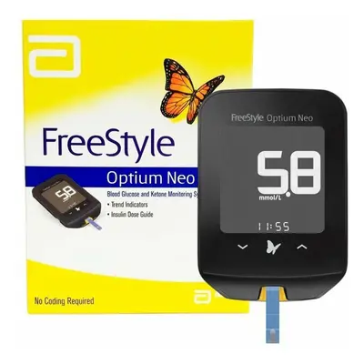 Abbott Optium Neo Blood Glucose&Ketone Monitor Reader Freestyle System