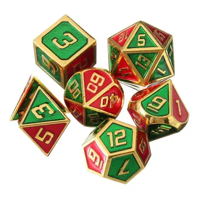 () 7Pcs Polyhedral Dices Set for Dungeons Dragons D20 D12 D10 D8 D6 D4 Games +Storage Pouches Ba