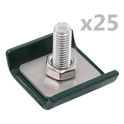 vidaXL Grid Mat Connector Sets Green