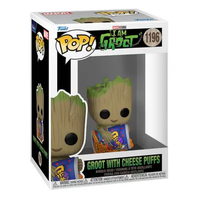 I Am Groot Groot with Cheese Puffs Pop! Vinyl