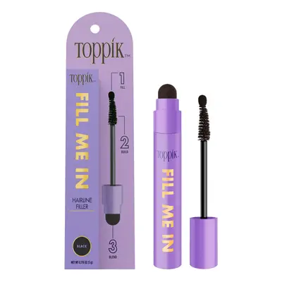 Toppik Fill Me In Hairline Filler Hair Color Root Touchup Hair Fibers Wand Fills In Thinning Hai