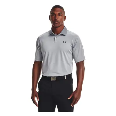 Under Armour Men's Performance Stripe Golf Polo Steel (035)/Pitch Gra