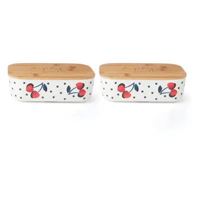 Kate Spade New York Ks Vintage Cherry Dot Container