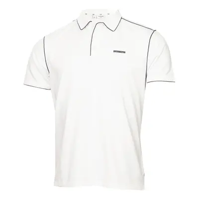 (XL, White) Calvin Klein Mens San Marcos Moisture Wicking Golf Technical Polo Shirt