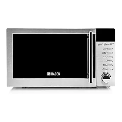 Haden 20L Digital Stainless Steel Microwave Oven - 800W, Compact Microwave, Power Levels, Auto D