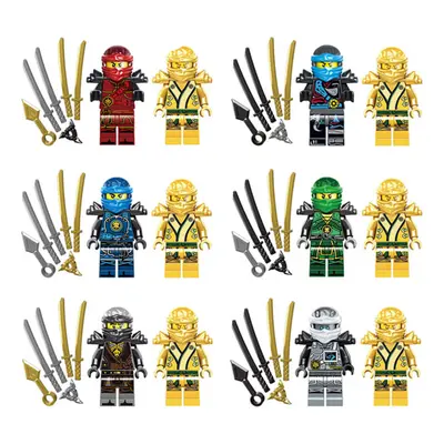 12PCS Phantom Ninja Dart Minifigures Toys Fit Lego