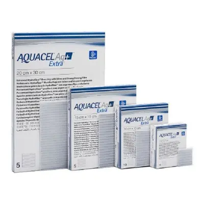 Aquacel AG+ Extra Silver Hydrofiber Wound Dressings 20cm x 30cm