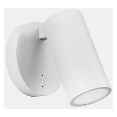 LEDS C4 Simply Single Spotlight Wall Lamp White GU10